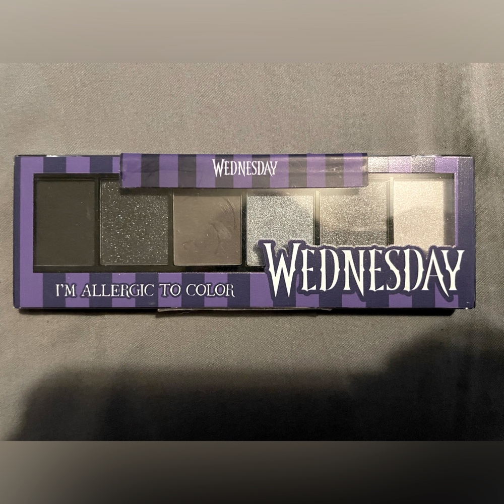Wednesday Addams eyeshadow palette